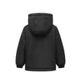 thumbnail image 5 of Kogui Raincoat for Girls Girls Fleece Lined Jacket Warm Windproof Hooded Zip Up Kids Winter Coat with Pockets Sizes 1-14Y (Black,11-12 Years), 5 of 8