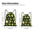 thumbnail image 4 of Drawstring Backpack - Avocado Toast Splash Proof Small Drawstring Gym Bag for Women Men, Cinch Sports String Bag Backpack for Travel Swimming Beach, 4 of 8