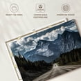 thumbnail image 6 of Elephant Stock Banff Highway Mountain Scene Wall Art - Horizontal Canvas Wall Art - Living Room Wall Decor - Transportation Canvas - Black And Blue Decor - 51" x 34", 6 of 8