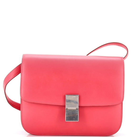 Pre-Owned Classic Box Bag Smooth Leather Medium By Rebag