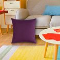 thumbnail image 4 of Moocorvic Outdoor Waterproof Pillow Covers 18x18''，Decorative & Throw Pillow Covers for Living Room Sofa Patio Funiture Garden,16 Colors(Purple), 4 of 6