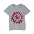 thumbnail image 3 of CFLVAEK 4th of July T Shirts for Kids American Flag Graphic Tees Cotton Short Sleeve Patriotic Tshirts Indenpendence Day Crewneck Tops 3 Years, 3 of 10