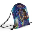 thumbnail image 5 of Iwájú Drawstring Backpack Bag Party Favors Goodies Merch Gym Waterproof Swimming Beach Fans, 5 of 6
