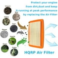 thumbnail image 6 of HQRP 2-Pack Air Filter Cartridge for RED MAX 544271501 / T4012-82310 / T4012-82311 Replacement Fits REDMAX EB7000 EB8000 series, 6 of 7