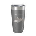 thumbnail image 1 of Lake Sophia Map Tumbler Travel Mug Insulated Laser Engraved Coffee Cup Hot Springs Village Arkansas 20 oz Dark Gray, 1 of 1