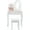 White, variant on Kids Vanity Set with Lighted Mirror and Stool, Wooden Makeup Desk for Girls Ages 4-9, Princess Dressing Table with Drawers for Bedroom or Playroom- White