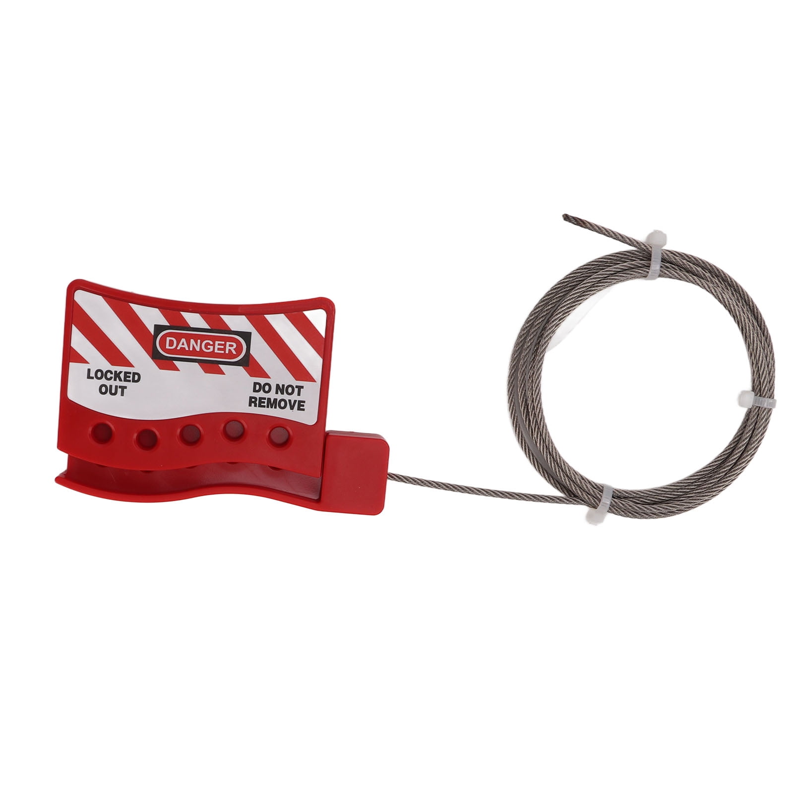 Cable Lockout, Heat Resistance 6.56ft Length Stainless Steel Safe