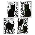 thumbnail image 4 of 4 pegatinas de Halloween para , diseño de silueta de murciélago y negro espeluznante, ideal para dormitorio y festival., 4 of 9