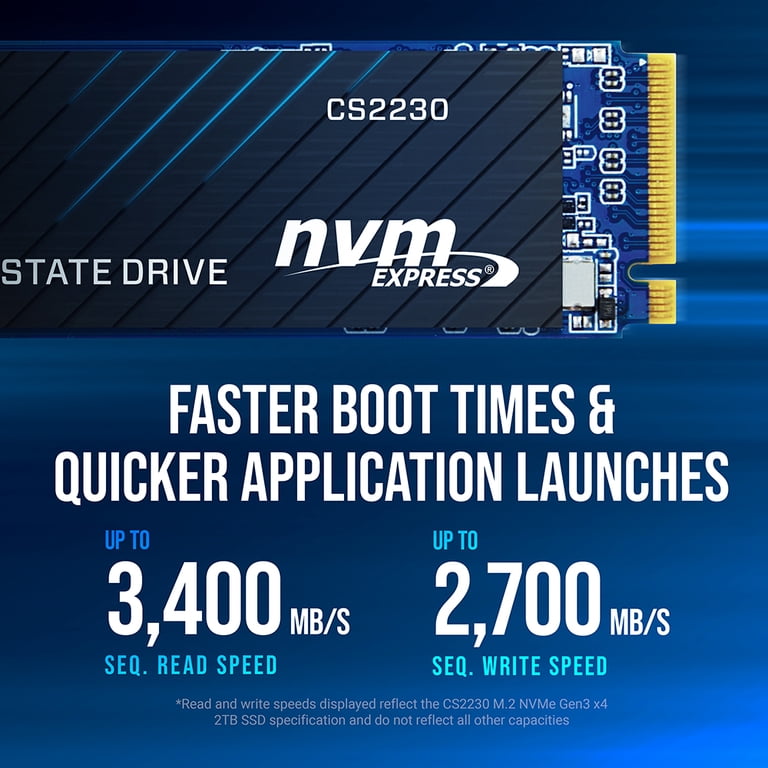 PNY CS2230 2TB Gen3 x 4 PCIe NVMe M.2 2280 Internal SSD – Up to