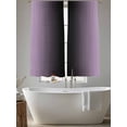 thumbnail image 6 of Sheer Curtains 72 Inches Long, Purple Black Ombre Light Filtering Window Curtains for Living Room/Bedroom, Modern Gradient Abstract Art Rod Pocket Voile Sheer Curtain Drapes, 52"W x 72"L, 2 Panels, 6 of 8