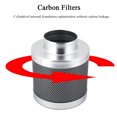 thumbnail image 1 of Stainless Steel Carbon Filters 4 Inch Hydroponics Remove Odors Smell Workshop, 1 of 7