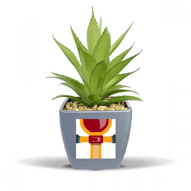 Pot de Fleurs Ananas Faux Sceptre Rouge Jaune Bleu Vase Mini Décor