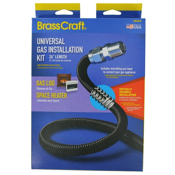 GAS INSTALL KIT LOG/HTR (Pack of 1)
