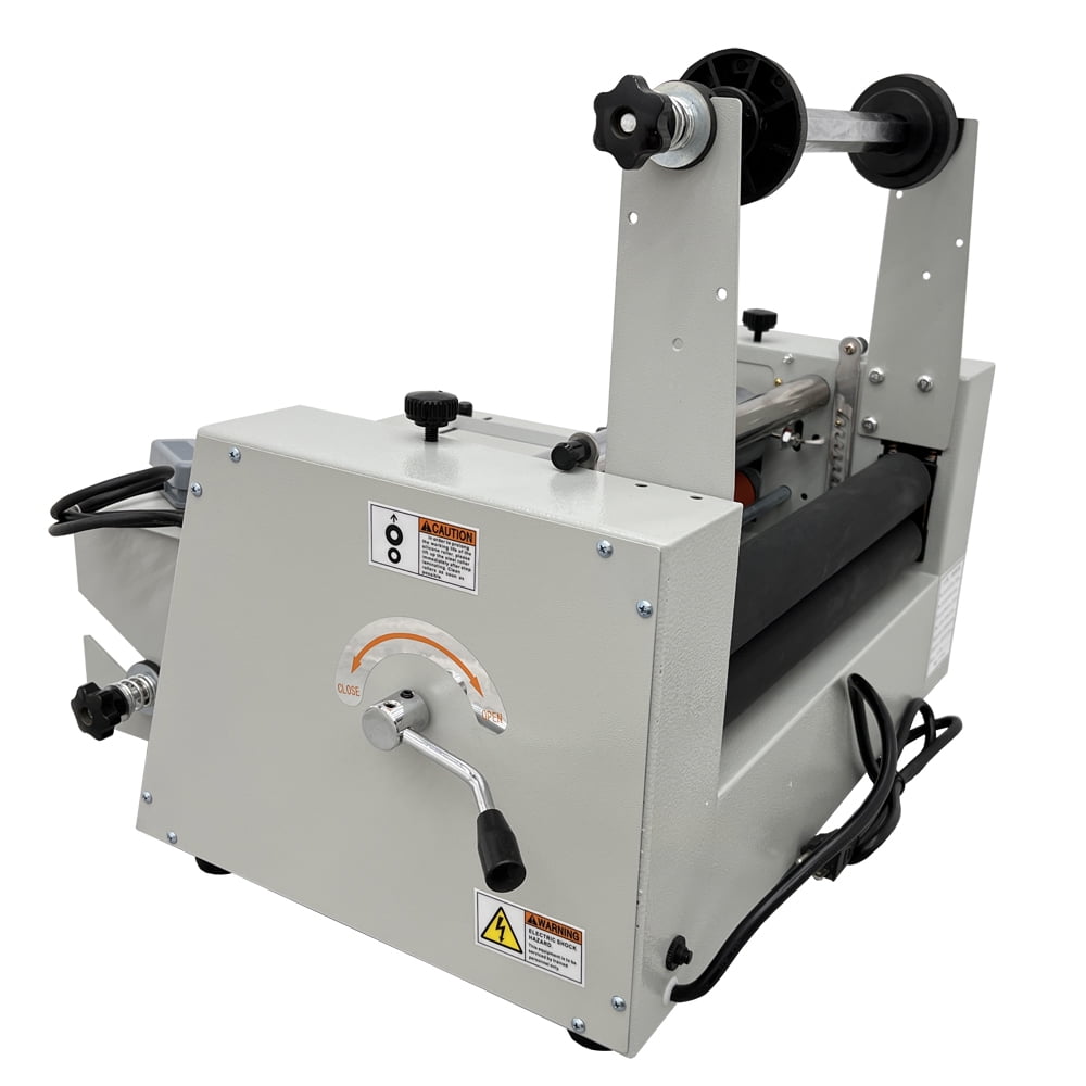 Thermal Roll Laminator Machine 14in Hot Cold Lamination Machine Steel Roller Thermal Laminator