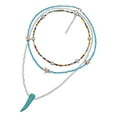 thumbnail image 3 of LABSERRON Colorful Beaded Necklace Multi-Colored Bohemian Style For Women 1Set 19.7In, 3 of 11