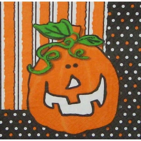 Halloweenies Pumpkin Haunted House Carnival Halloween Party Beverage Napkins