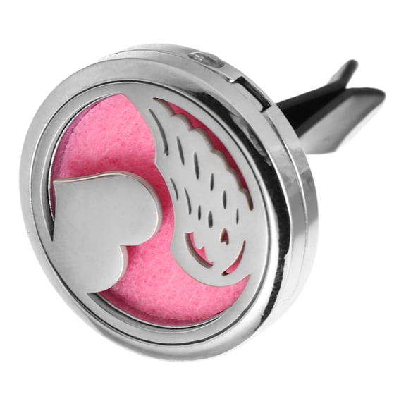 OUNONA Stainless Steel Car Diffuser with Refillable Design, Assorted Colors for Natural Aromatherapy Freshness, 1 Set