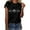 Black, variant on Pitauce Valentine's Day T-Shirt for Women Love Heart Graphic Tees Cute Printed Short Sleeve Tops Shirts on Clearance