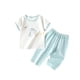 thumbnail image 3 of Ropa fina de verano para bebés, hecha de poliéster, para hombres y mujeres, para recién nacidos, con aire acondicionado, pijama de manga corta y cuello redondo., 3 of 8