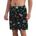 thumbnail image 2 of Balery Gamepads Traje de Baño Estilo Hawaiano para Hombre, Shorts de Secado Rápido con Bolsillos-Medium, 2 of 6