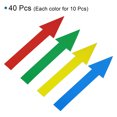 thumbnail image 3 of Unique Bargains Directional Arrow Sticker Self Adhesive Floor Decal Wall Sign Red/Green/Blue/Yellow 40 Pack, 3 of 6