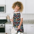 thumbnail image 4 of Colorful Games Device Dark Pattern Kids Aprons for Girls and Boys,Adjustable Neck Strap Toddler Aprons for Kids Cooking Baking, 4 of 6