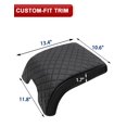 thumbnail image 3 of KBH Car Middle Console Cover for Lincoln Navigator 2007-2014, Leather Armrest Lid Cover Cushion Pad Interior Accessories, Black, 3 of 8