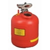 Justrite Disposal Can,5 Gal.,Red,Polyethylene 14565