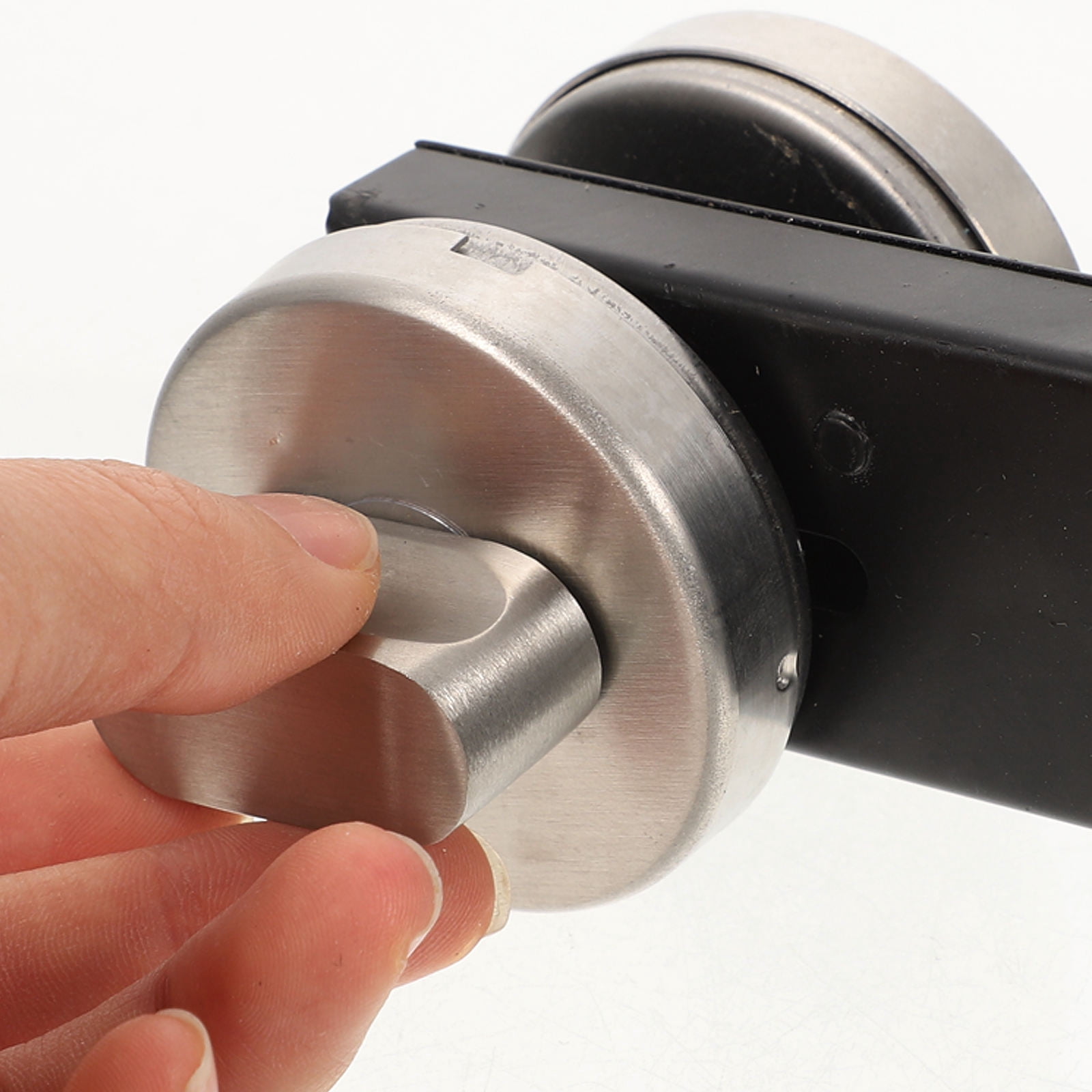 Tendycoco Baby Door Lock Wear-resistant Lock Rv Shower Door Latch Red and Green Indicator Lock Fingerprint Number Travel
