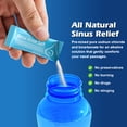 thumbnail image 2 of Maoever 120PCS Saline Packets  Sinus Nasal Rinse for Neti Pot, Nasal Wash Irrigation System Nose Cleaner Saline Individually Wrapped Refill Pakckets for Adult, 2 of 8