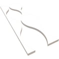 thumbnail image 6 of Ekena Millwork 47"H x 1"T Ozark PVC Adjustable Decorative Slat Wall Panel Kit, Unfinished (contains 8 Slats + 1 Straight Edge Starter Slat), 6 of 15