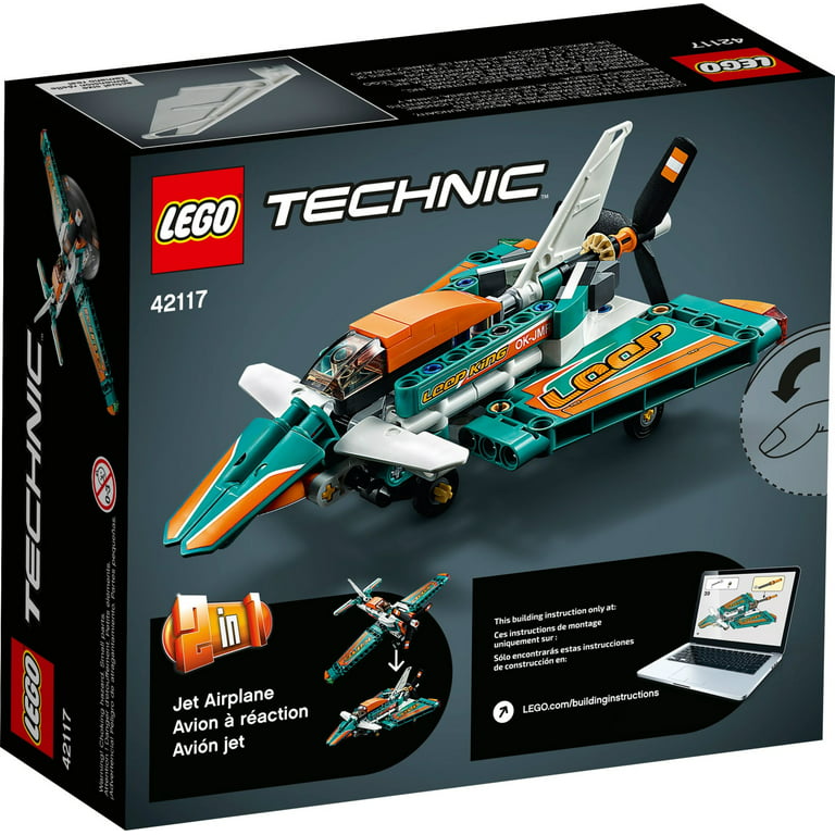 LEGO Technic Race Plane 42117 Educational Toy Jet Plane, 2in1 Stunt Model  Building Set for Kids, Boys and Girls Aged 7 Plus Years Old, Plane Toy Gift  Idea 