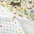 thumbnail image 4 of meiyoeat spring Garden Kitten Bedding,Floral Cat Print Duvet Cover Full,Reversible,3 Pieces,1 Duvet Cover and 2 Pillowcases, 4 of 6