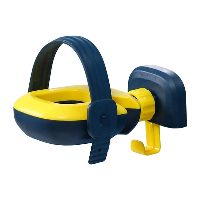 Soporte para Pelo Baoblaze Adhesivo para Ahorrar Espacio Azul Amarillo