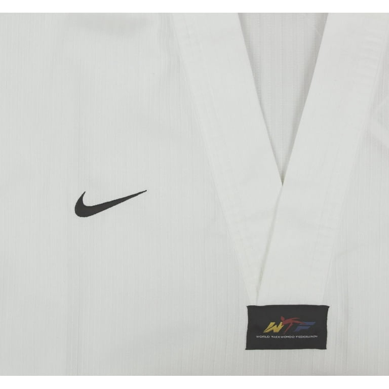 Benigno Premonición Guiño Nike Men's Tae kwon do Taekwondo Game Uniform, White - Walmart.com