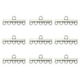 thumbnail image 2 of 10pc Tibetan Style Alloy Chandelier Components Links 5-Strand Reducer Connector Bar Cadmium Free & Lead Free Antique Silver 12x29x2mm Hole: 2.5mm & 3mm, 2 of 5