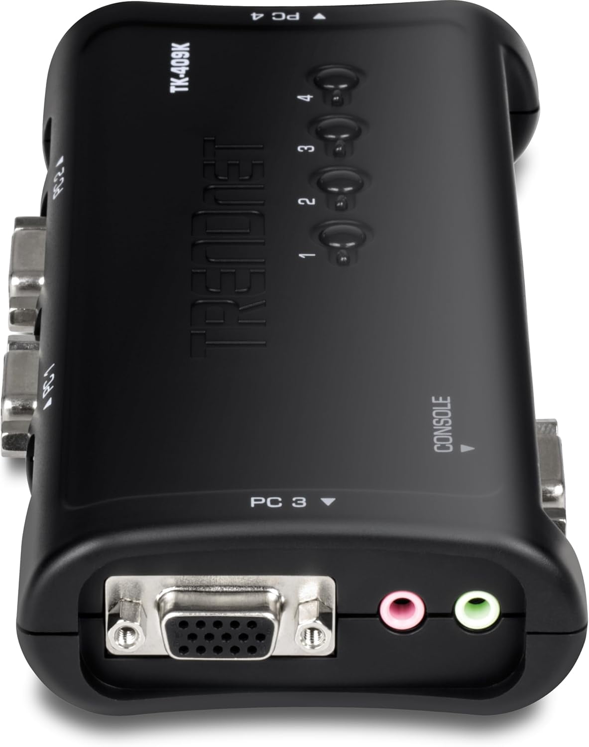 TRENDnet TK-409K,4-port USB KVM Switch Kit w/Audio (Include 4 x KVM Cables)