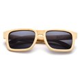 thumbnail image 2 of Genuine Handmade Wood Sunglasses Anti-glare Polarized Wooden Spring Hinges with Bamboo box, 2 of 4