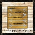 thumbnail image 2 of Jacobs, Cindy 20x20 White Modern Wood Framed Museum Art Print Titled - Buffalo Merry Christmas, 2 of 4