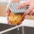 thumbnail image 3 of Product Classifications Cleaning Brush1 - Vegetables and Fruits Scrubber with Soft for Carrot Potato Cleaning Labor-Saving Produce Brush Handle Kitchen Prep Tool, 3 of 3