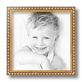 thumbnail image 2 of ArtToFrames 9" x 9" Gold Leaf with Bead Compo Picture Frame, 9x9 inch Gold Wood Poster Frame (WOM-4761), 2 of 8