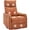 Oragnge, variant on Rocker Recliner Chair with Heat Massage - Manual Swivel Recliner, Lumbar Heat, 8 Vibration Points, Fabric for Living Room, Bedroom
