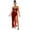 Red, variant on Vedolay Women'S Dresses Women 2023 Summer Halter Neck Dresses Sleeveless Formal Floral Print Short Boho Ruffle Sundress,Red M