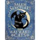 thumbnail image 1 of Grindstore - Placa Salem Sanctuary For Wayward Cats (Azul, Negro, Dorado), 1 of 2