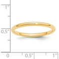 thumbnail image 5 of 14K Yellow Gold 14Ky 2mm Standard Comfort Fit Band Size 5.5 Made In United States cf020-5.5, 5 of 6