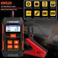 thumbnail image 2 of KONNWEI KW520 12V 24V Car Battery Tester Charger and Battery Repairing Tool 3, 2 of 8