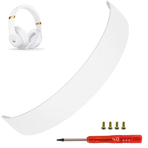 Dre Studio 3 Diadema inalámbrica igual que la banda de repuesto OEM Arch Band Studio3 Accesorios piezas compatibles con Beats by Dr Dre Studio3/A1914 Studio 2 auriculares con cable/inalámbricos (blanc