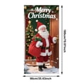 thumbnail image 3 of Miwamany Christmas Door Tapestry, Xmas Front Door Hanging Curtain, Soft Cloth Wall Decor for Bedroom Living Room, Winter Holiday Xmas Party Indoor Home Decoration Gift, 3 of 9