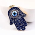 thumbnail image 2 of Llavero Hamsa Mano De Fátima Llavero Mal De Ojo Con Diamantes De Imitación De Cristal Resina Lucky Nazar Amuleto Ojo Del Diablo Palma Encanto Llavero Para Mujeres Hombres Coche, 2 of 4