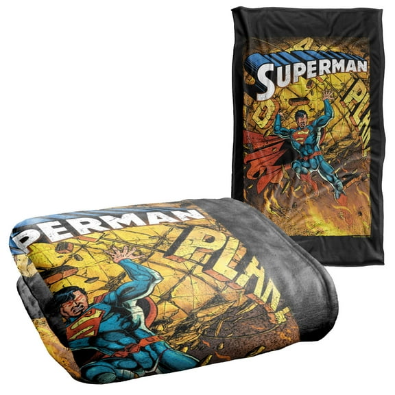 Superman One Silky Touch Super Soft Throw Blanket 36" x 58"